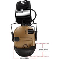 Bluetooth Anti Noise Electronic Earmuffs Shooting Hunting Ear Protection Active Noise Canceling Helmet Mounted Headphones