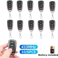 10/5pcs Wireless RF 433mhz Remote Control Copy Code Garage Door Gate Duplicator 433 Mhz Key Remote Opener