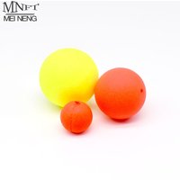 MNFT 20 pièces mousse flotteurs boule perles Pompano flotteur bas plate-forme matériel de gréement pour la pêche en eau douce salée faux appât