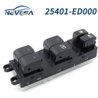 NEVOSA Bouton de commande principal de lève-vitre électrique pour Nissan Tiida, 25401-ED000, 25401ED000, 2006 – 2010