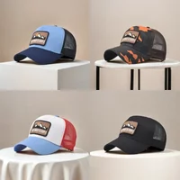 AliExpress NONE Letter Mesh Breathable Hat Women Men Embroidery Blocking Baseball Cap Sunshade Outdoor Sports Cycling Travel Sun Hat Dad Hat