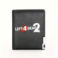 Left 4 Dead 2 Game Logo Graphic Print Wallet for Men,Casual,Elegant,Simple,Practical,Quality,Stylish,Creative Christmas Gift,Pre