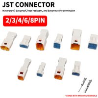 1 set LED Automotive Wiring Harness- 04T-JWPF-VSLE JST 03R/JST-02T/02R/06T/08T/B04B Light Strip Motorcycle Connector