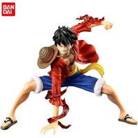 Hot 17cm One Piece Anime Figure Squatting Luffy Changing Battle Action Figurine PVC Model Doll Collection Toys Kid Gift In Stock