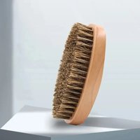 Men Bamboo Face Massage for Natural Boar Bristle Beard Brush That Works Wonders To Comb Beards and Mustache Drop Shipping