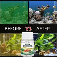 100Pcs Aquarium Water Purify Tablets Fast Clarify Water Remove Yellow Water Eliminate Odor Balance Water Quality Fish Tank Clean