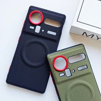 For ZTE Nubia Z80 Ultra Z70 Ultra Z70S Ultra phone case, made of Kona leather material, minimalist style, with magnetic feature