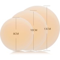 13CM Seamless Nipple Cover Adhesive Silicone Breast Pasties Women Sticky Invisible Stick-on Bra Boob Tape For All Skin Tones