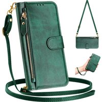 Crossbody Flip Case For Nothing phone 3 3A Pro 2A CMF Phone 1 Multi 7 Cards Retro Leather Lanyard Zippet Pocket Wallet Cover