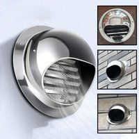 Stainless Steel Wall Ceiling Air Vent Ducting Ventilation Exhaust Grille Cover Waterproof Outlet Vents Cap for Home Hardware
