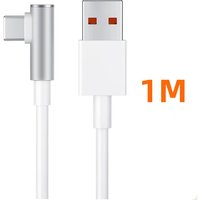 120W 6A USB to Type C Elbow Fast Charging Cable Quick Charge Data Cord for Xiaomi Huawei Samsung Mobile Phones Charger USB Cord