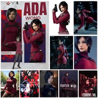 A-Ada W-Wong Poster Self-adhesive Art Waterproof Paper Sticker Coffee House Bar Room Wall Decor