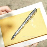 JINHAO 85 Classic Style Metal Silver Scale Fountain Pen 0.4mm Nib Ink Pens School Office Supplies Students Stationery