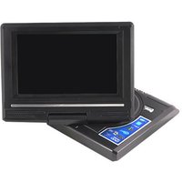 7,8 Zoll DVD EVD CD-Player 16:9 Breitbild 270 ° Drehbarer LCD-Bildschirm, Regionsschutzfreier Disc-Player, unterstützt USB-SD-Karte, AV-Eingang/Ausgang, Spiele- und TV-Funktion, inklusive