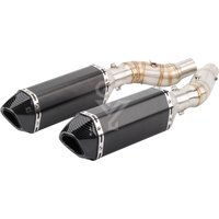 For Kawasaki Z1000 2010 to 2020 Ninja 1000 Z1000SX Z 1000 Escape Motorcycle Exhaust And Mid Link Pipe System Slip-on
