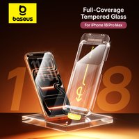 Szkło hartowane Baseus do iPhone 18 17 Pro Max, folia ochronna na ekran, wysoka rozdzielczość, w zestawie zestaw do czyszczenia, szkło chroniące przed podglądaniem i kurzem.