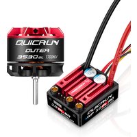 Hobbywing Quicrun WP 10BL80 2-4S 80A Waterproof ESC & Outer 3530SL 1700KV/2200KV Motor