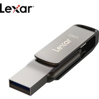 Lexar D400 USB Flash Drive USB 3.1 Type C/A Memory Stick Dual Slot USB Flash Drive 32GB 64GB 128GB 256G For Mobile Phone Compute