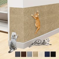 2 Rolls Thickened Cat Scratching Pad Self Adhesive Cuttable Anti Scratch Mat Furniture Sofa Door Wall Protector 23.62x11.81in