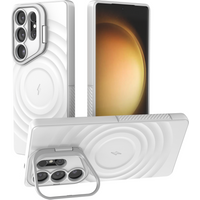 Water Ripple Magnetic Case For Samsung Galaxy S26 Ultra S25 Plus Fold Lens Holder For Magsafe Wireless Charging Soft TPU Cover
