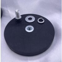 1/5/10pcs D22 D43 D66 D88 Rubber Coated Magnet Magnetic Base Flat Thread Mounting Bracket Holder For Boat LED Light Car Bar
