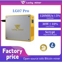 Nowy LuckyMiner LG07Pro 120MH/s Scrypt Miner 30W Niskoenergetyczna Maszyna Górnicza LTC DOGE do Kopania Kryptowalut w Domu, Cicha