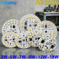 10Pcs/Set 3W 5W 7W 9W 12W 15W 18W AC220V Driver Free 2835 SMD LED Chip Smart IC DIY Downlight Outdoor Spotlight Bulb Panel Light