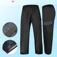 Wasserdichte, verschleißfeste, atmungsaktive Regenhose für Erwachsene, einzelne geteilte Hose zum Angeln, Motorrad- und Elektrofahrradfahren