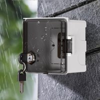 1PC Outdoor Socket Box With Lock 86Type Electric Vehicle Charging Socket Lock Box Anti Theft Waterproof Cover