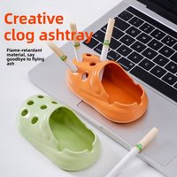 Creative Croc Shoe Shape Ashtray Office Living Room Desktop Cigarette Holder Home Fire Resistant Material