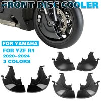 Motorcycle Front Brake Caliper Air Cooling Ducts Kit For YAMAHA YZF R1 YZFR1 YZF-R1 2020 2021 2022 2023 2024 Cooler Housing