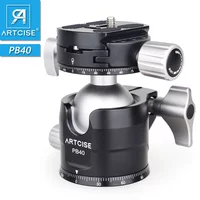 Tripod Ball Head 360 Degree Rotatable Low Profile Head for DSLR Cameras PB40/PB35 Double Panoramic ballHead for Tripods Monopods