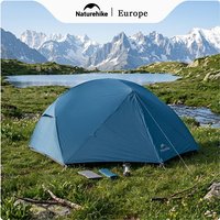 Naturehike Mongar Base Camping Tent 2 3 Person Double Layer Waterproof Windproof Outdoor Travel Wilderness Backpacking Tent