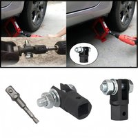 1/2 Inch Scissor Jack Adapter Chrome Vanadium Steel Automotive Wrench Power Drill Socket Adapter Car Truck Tire Repair Tool