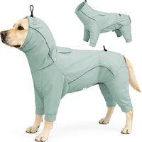 Dog Tick & Foxtail Protection Suit, Full Body Four-Leg Coverall, Breathable Quick Dry Stretch Fabric, Water Resistant