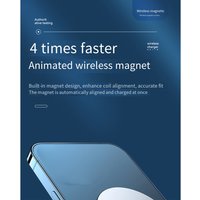 15W Magnetic Wireless Fast Wireless For 12 13 14Promax 15Pro XR Xsmax Type-C-PZZW