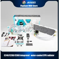 Valkiri PC Water Cooling LGA 1700 CPU AIO Cooler 240MM 360MM 300W TDP Good-looking For AM4 AM5 LGA1200 115X RGB Lighting