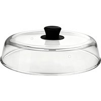 A83G-For Food-Grade Dishwasher Safe Glass Microwave Splatter Cover 10Inch-Lid For Cookware& Bakeware-Mess Guard
