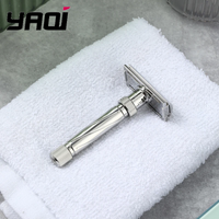 YAQI Ultima Stainless Steel Adjustable Mens Safety Razor - High quality men's grooming precision shaving professional razor