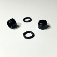 7mm M12 Mount Thread Extension Adapter Zinc Alloy Ext M12 Lens Mount Extension Ring for MTV Interface CCTV Lens Security Camera