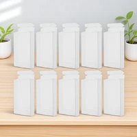 10Pcs Clear Plastic Cassette Tape Protective Cases Stackable Dustproof Audio Tape Storage Organizer for Collectors Portable