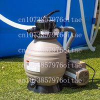 3,100GPH Swimming Pool 16" Sand Filter 3/4 HP Pool Pump W/ Timer 15,000GAL Above Ground Pool Set