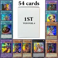 54PCS Yu-Gi-Oh! Foil1st Edition TCG Proxy Gold Game cards Rare CYBER-STEIN MINERVA, THE EXALTED LIGHTSWORN0 Darklord Edeh Arae