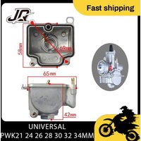 For KEIHIN KSR EVO OKO KOSO Universal PWK Bottom Float Bowl PWK 21mm 24mm 26mm 28mm 30mm 32mm 34mm Dirt Bike Motorcycle Carb