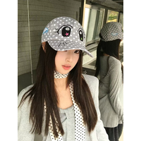 2026 Women Korean cute cat Embroidered Letters Puppy Baseball Hats Sunshade Cute Versatile Casual Peaked Caps Fashion ins Travel