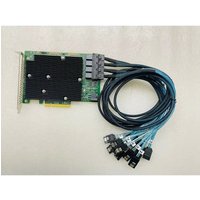 LSI SAS 9300-16i 12GB/S HBA BUS ADAPTER CARD IT Mode 4*SFF-8643 SATA Cable