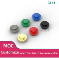 1000pcs MOC Assemble Particles 4073 6141 Plate Round 1x1 Dot DIY Building Blocks 1*1 Figures Lamp Bricks Educational Toy for Kid