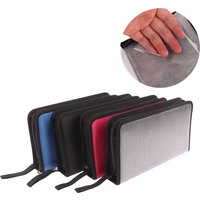 Carry Box Handbag With Zipper Album Organizer 80-Sheets Car CD Case Disc Dvd Storage Bag Sleeves Holder Case