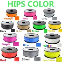 High Quality 3d HIPS Filament 1.75mm 1kg 3d Printer Filament 1 KG HIPS 3d Plastic Filament Low Cost Less Odor