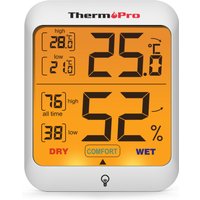 ThermoPro TP53 Digital Indoor Home Thermometer Hygrometer Temperature Humidity Sensor Backlight Weather Station For Room